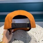 Hermes Canvas Baseball Cap Horse Hat Orange - Image 7