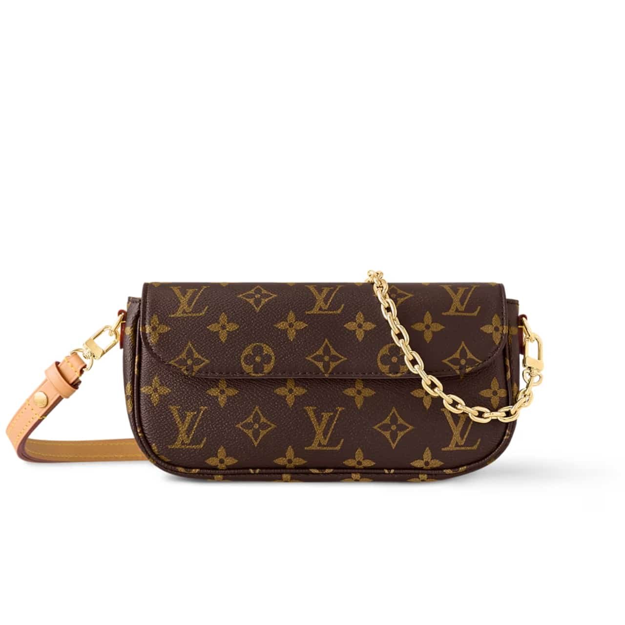 117-7 Louis Vuitton Ivy Bag Brown 22Cm M81911 - Image 1