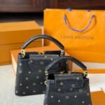 Louis Vuitton Capucines Mini Black 20Cm - Image 4