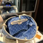 Louis Vuitton Neverfull MM Bag Denim Blue 31Cm M13192 - Image 5