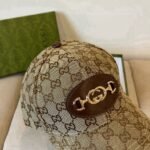 Gucci Supreme Baseball Cap Brown - Image 5