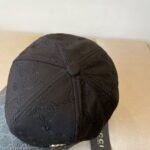 Gucci GG Canvas Baseball Hat Black - Image 5