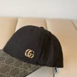 Gucci GG Canvas Baseball Hat Black - Image 4