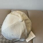 Gucci GG Canvas Baseball Hat Beige - Image 5