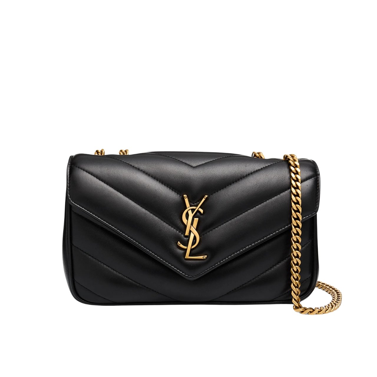 253 Saint Laurent Loulou Small In Matelassé Black 24Cm 801437AAEAX1000 - Image 1
