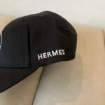 Hermes Baseball Cap Black H Logo - Image 5