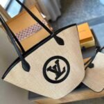 Louis Vuitton Saint Jacques Raffia Tote Bag Beige  57Cm M59808 - Image 4
