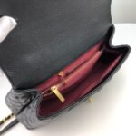 Chanel Medium Coco Flap Bag With Top Handle 26Cm - Image 7