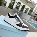 Prada District Leather Sneaker Black White 1E790M 3LJ6 F0964 F 030 - Image 4