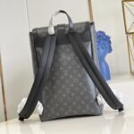 Louis Vuitton Saumur Backpack Monogram Eclipse Canvas 42Cm M45913 - Image 3