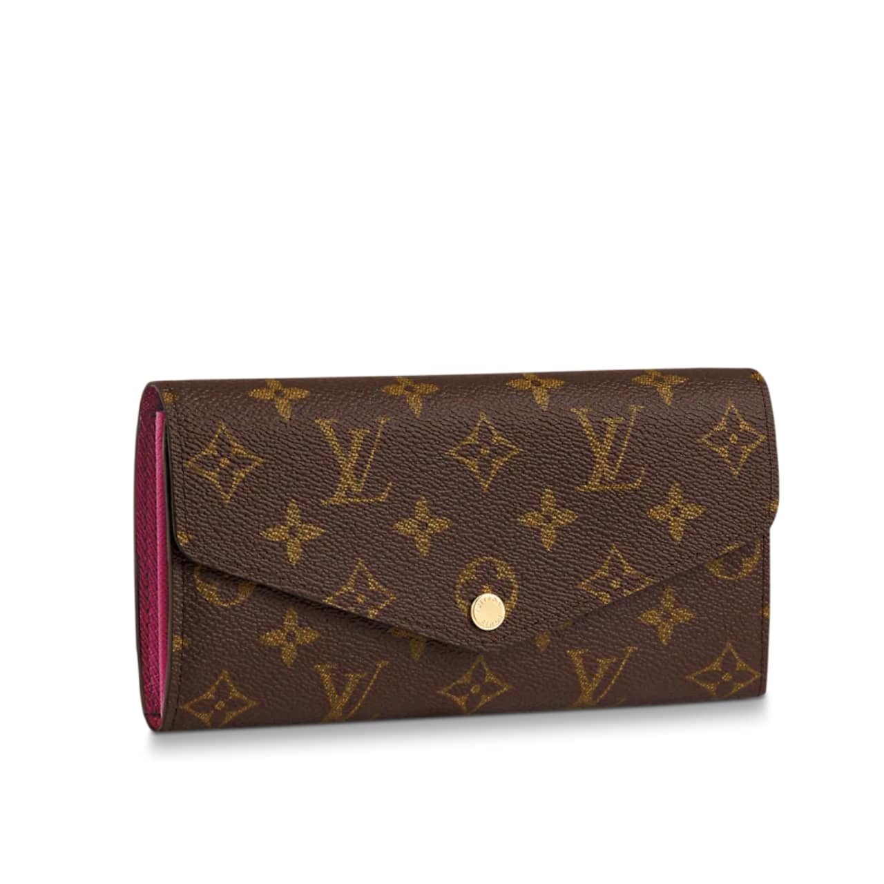 47-1-2 Louis Vuitton Sarah Wallet Fuchsia Pink 19Cm M62234 - Image 1