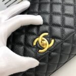 Chanel Medium Coco Flap Bag With Top Handle 26Cm - Image 6
