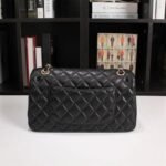 Chanel Classic Flap Black Gold Hardware 25Cm - Image 7