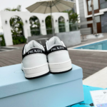 Prada District Leather Sneaker Black White 1E790M 3LJ6 F0964 F 030 - Image 8