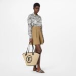 Louis Vuitton Saint Jacques Raffia Tote Bag Beige  57Cm M59808 - Image 7