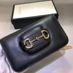 Gucci Horsebit 1955 Wallet With Chain Black 20Cm 621892 0YK0G 1000 - Image 3