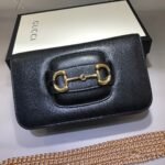 Gucci Horsebit 1955 Wallet With Chain Black 20Cm 621892 0YK0G 1000 - Image 2