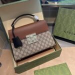 Gucci Padlock GG Supreme Top Handle Brown 28Cm 453188 1XGUK5BG314 - Image 2