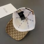 Gucci Letter GG Canvas Baseball Cap White - Image 8