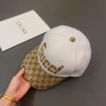 Gucci Letter GG Canvas Baseball Cap White - Image 4