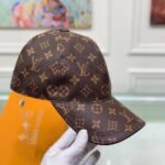 Louis Vuitton Monogram Coated Canvas Cap Brown - Image 4