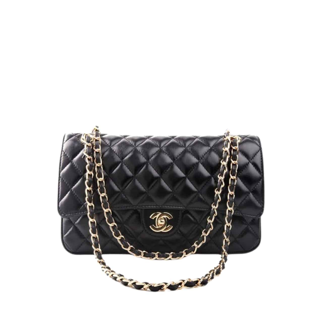 TBNB-2-7-1 Chanel Classic Handbag Black 25Cm - Image 1
