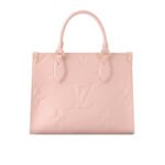 Louis Vuitton Onthego PM Monogram Empreinte Leather Rose Poudre 25Cm M45653