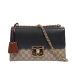 Gucci Padlock Medium GG Shoulder Bag Beige Supreme Canvas 30cm GG 409486