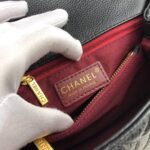 Chanel Medium Coco Flap Bag With Top Handle 26Cm - Image 8