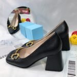 Gucci Women’S Mid Heel Pump With Horsebit Black 643886 C9D00 1000 - Image 4