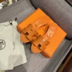 Hermes Oasis Sandals Orange - Image 2