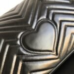 Gucci Marmont Medium Matelassé Shoulder Bag Black 26Cm 443496 DTDIT 1000 - Image 7