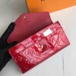Louis Vuitton Sarah Monogram Wallet Red 19Cm - Image 6