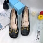 Gucci Women’S Mid Heel Pump With Horsebit Black 643886 C9D00 1000 - Image 2